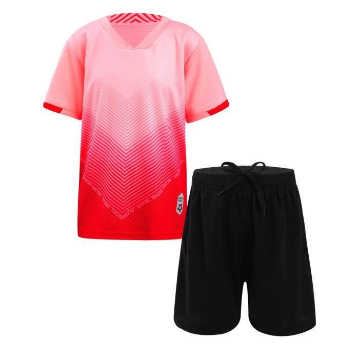 Ensemble Maillot + Short Football Cameroun Enfant – Taille 140 (10 Ans) – Neuf Avec étiquettes – Coton/polyester