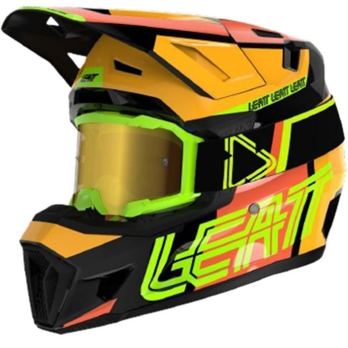 Casque Moto Intégral Leatt 3.5 V21.3 Rouge/noir - Taille S, Neuf (inventaire)