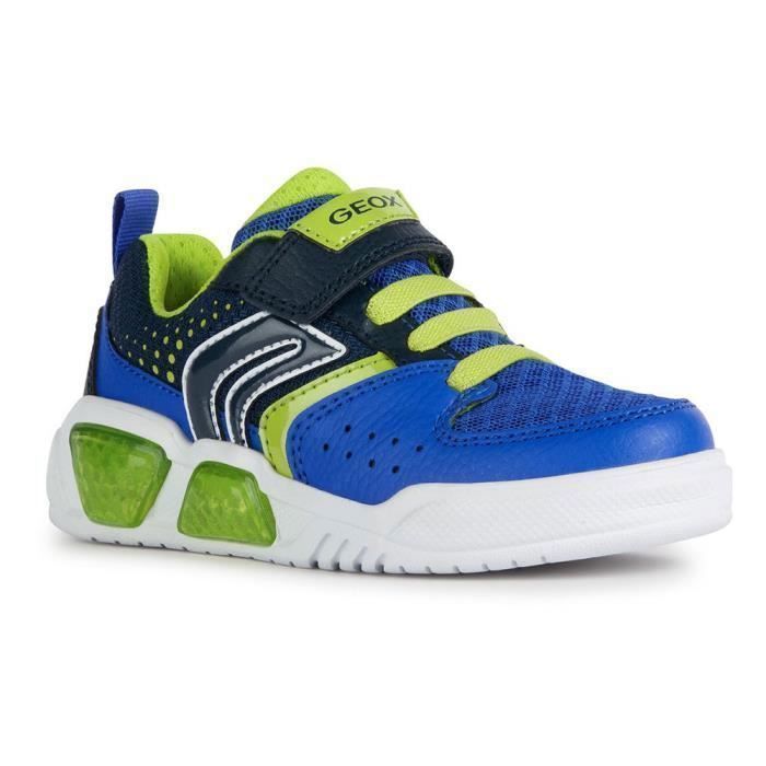 Baskets Geox Garçon Taille UK 9 (9 Ans) - Marine - Occasion Très Bon état
