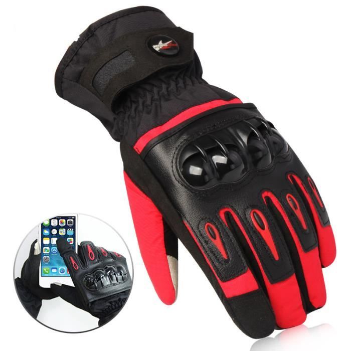 Gants Moto Écran Tactile LVNRIDS - Protection Articulations, Respirant, Antidérapant Pour Hommes/Femmes