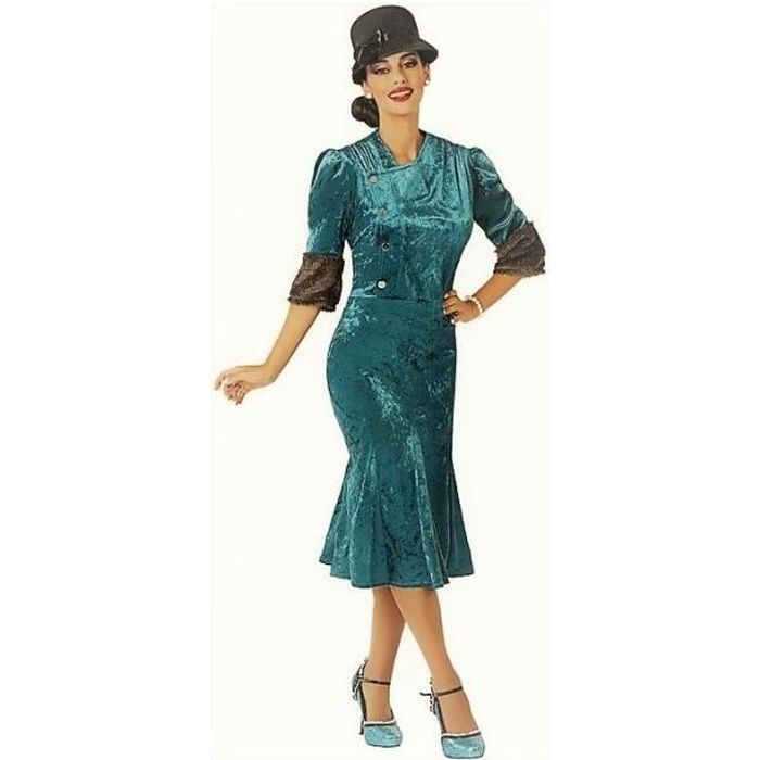 Déguisement Femme Année 20 Bleu