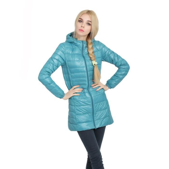 Doudoune chauffante HeatPerformance® bleu marine - modèle femme 