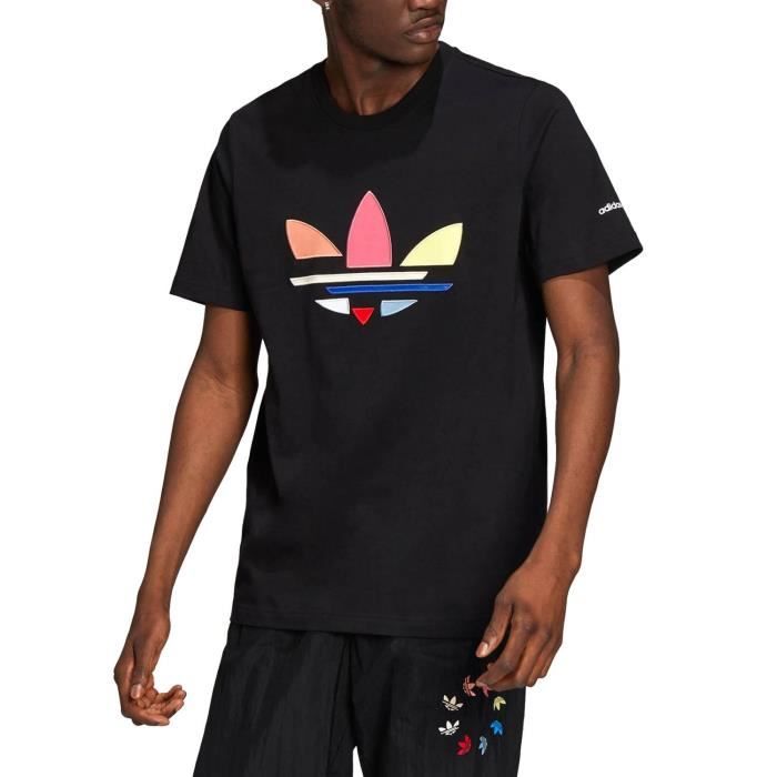 T-Shirt Adidas ST pour Homme - Noir - Manches courtes Noir - Cdiscount Sport