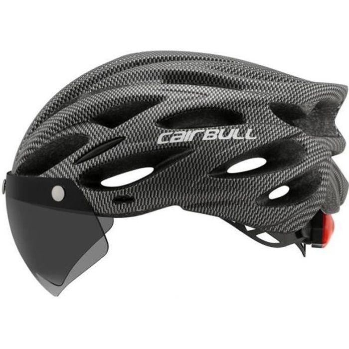 Casque de vélo avec visière pare-soleil rechargeable par USB pour hommes -  VICTGOAL - WhiteRed Helmet - Cdiscount Sport