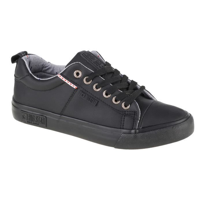 BIG STAR Baskets BIG STAR KK274006 Noir - Femme/Adulte - Synthétique - Lacets - Plat