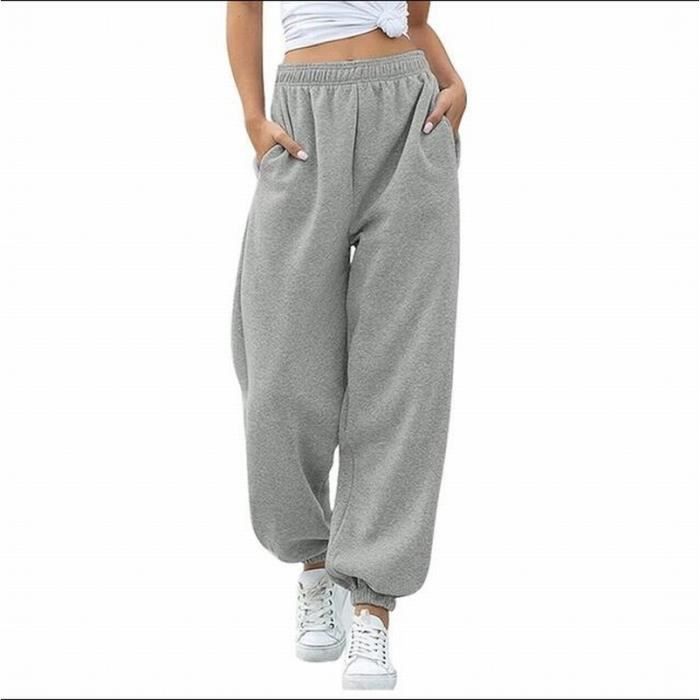 Jogging Pants Jogging Gris Large Femme Joggers Trousers Jogging