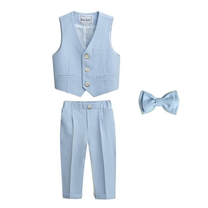 Costume Smoking Homme Bleu Slim Fit - 2 Pièces (Veste + Pantalon) - Sur Mesure (Toutes Tailles) - Mariage/Soirée - Serge Coton/Laine