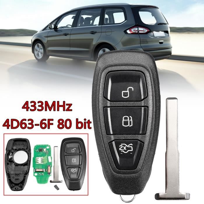 Ford Cmax GZXNKEY Porte-clés De Voiture Avec Puce ID49 433 MHz Pour Ford Transit Custom Tourneo 2015 - 2020 Avec Porte-clés Tournevis Lame HU101 Ford Cmax GZXNKEY Porte-clés De Voiture Avec Puce ID49 433 MHz Pour Ford Transit Custom Tourneo 2015 - 2020 Avec Porte-clés Tournevis Lame HU101