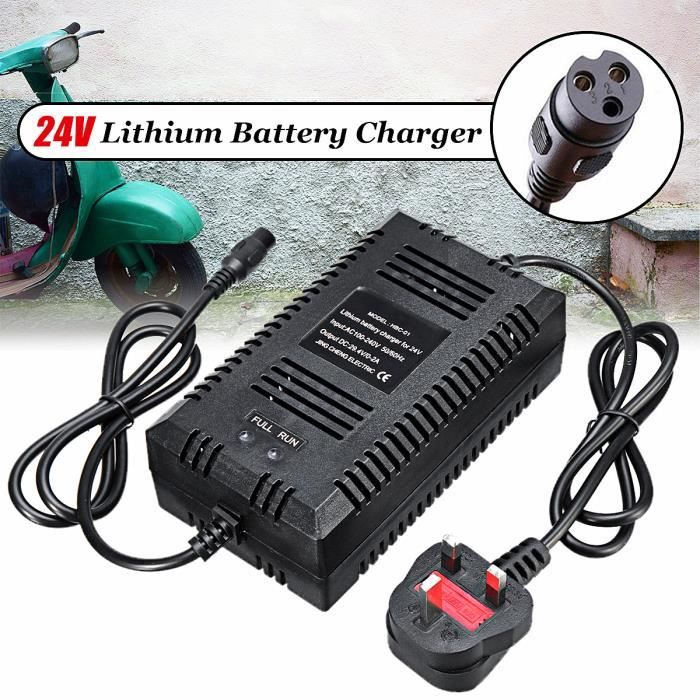 Chargeur de scooter électronique 29.4v 1a Chargeur de batterie au
