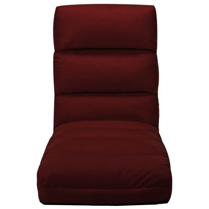 Chaise Tatami Pliable, Chaise de Sol rembourrée de Style Japonais, Chaise de Repos sans Pattes en Bois d'hévéa avec Coussin, siège de méditation pour Baie vitrée, Salon A