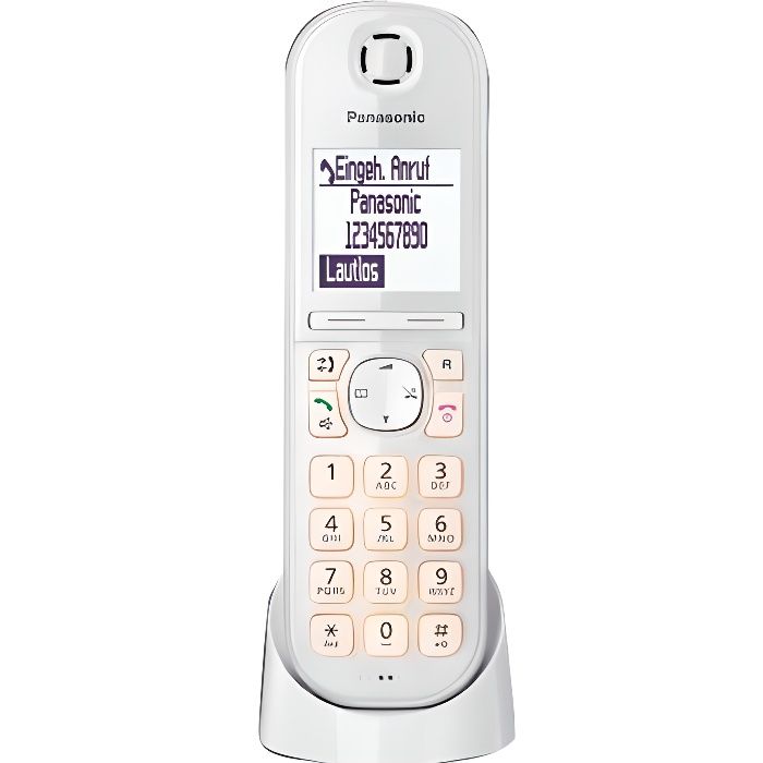 Panasonic KX TGQ200 Téléphone numérique sans fil DECT\\GAP conférence à trois capacité d'appel - vue 3