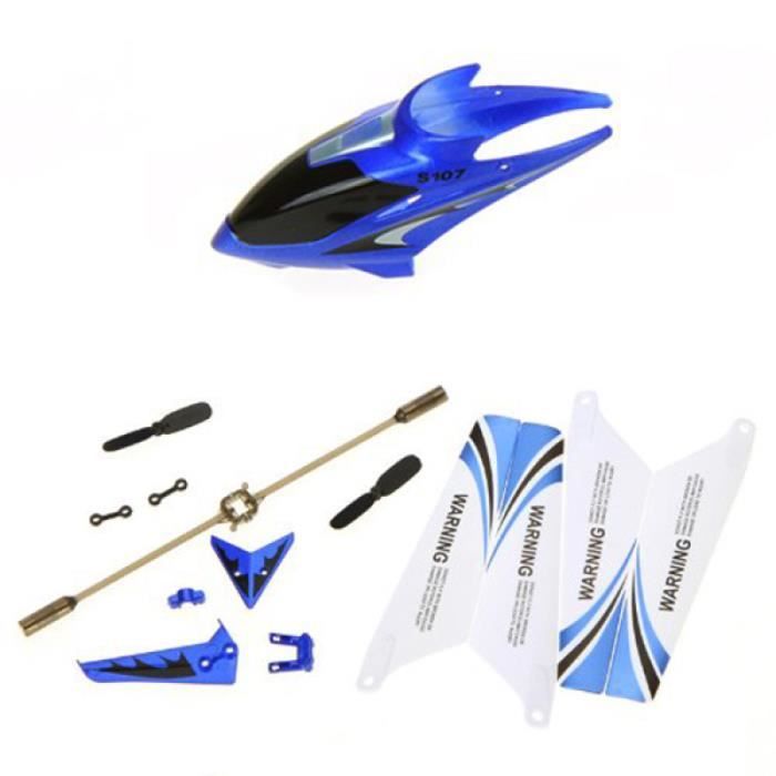 Kit De Pièces De Rechange Pour Hélicoptère RC S107/S107g – Pales, Queue, Arbre, Compatible Syma, Jaune