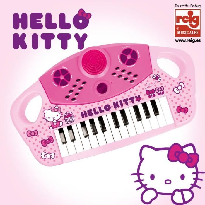 Orgue Electronique 25 Touches - Hello Kitty - Jouet musical pour fille de 3 ans et plus