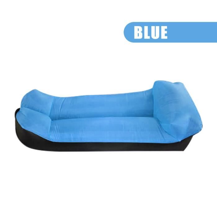 canapé gonflable - rncyn - blue - pour 1 personne - extérieur