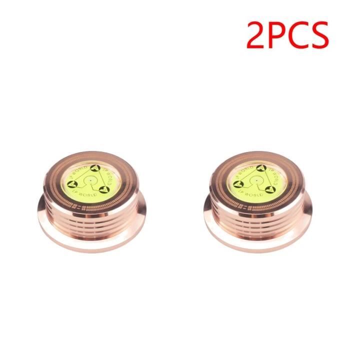 DollaTek Alloy LP Disque Stabilisateur Platine Vinyle Niveau à Bulle