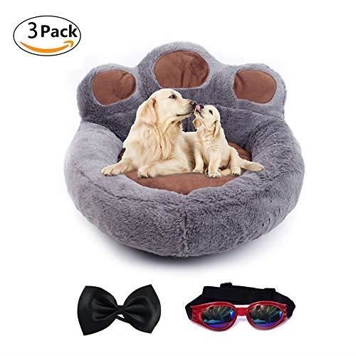 Niche De Chien En Forme De Patte En Peluche Moelleux Coussin Panier Canapé Lit Mignon Pour Petit Chien Chio