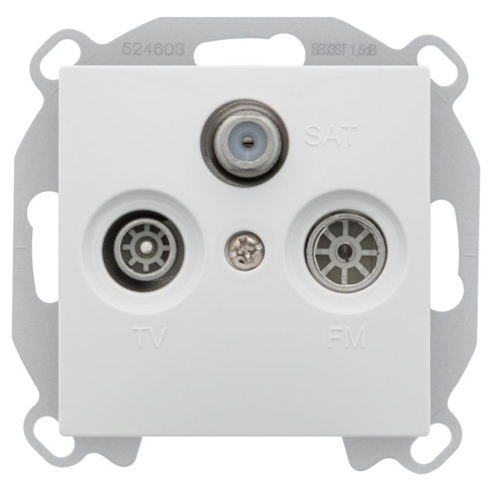 Prise TV FM SAT Siemens DELTA VIVA - vue 1