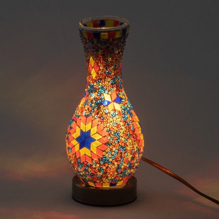 Signes Grimalt - Lampe en mosaïque de style indien pour la décoration de la maison et cadeau