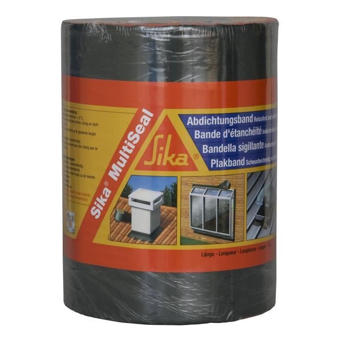 Bande D étanchéité Bitumineuse Sika Sikamultiseal Gris 225mm X 10m Achat Vente Colle Pate Fixation Sika Bande D étanchéité Autocollante à Froid Gris 10 M X 225 Mm Cdiscount