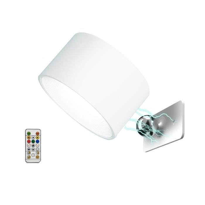 Lot De 2 Applique Murale Interieur,Usb-C Lampe Murale Sans Fil, Lampe