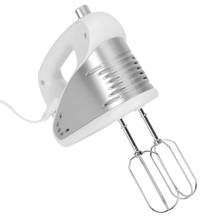 Batteur électrique Multifonction - 7 Vitesses, 100W, Avec 7 Accessoires, Idéal Pour Pâte à Gâteaux, Biscuits Et Crèmes