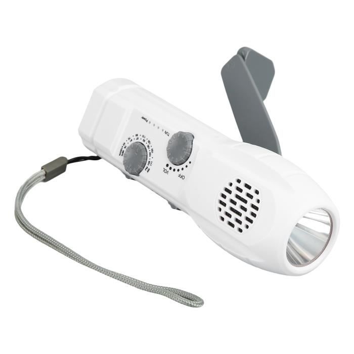 Radio d'urgence avec lampe de poche - AM/ FM - Radio météo
