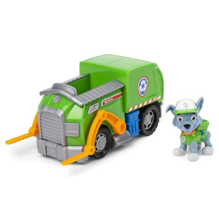 SPIN MASTER VEHICULE + FIGURINE ROCKY La Pat Patrouille