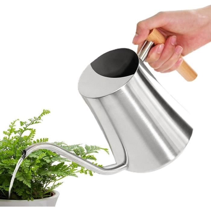 Arrosoir En Acier Inoxydable 1500 Ml – Bec Long, Design élégant Or, Pour Plantes D’intérieur Et Jardin - 10