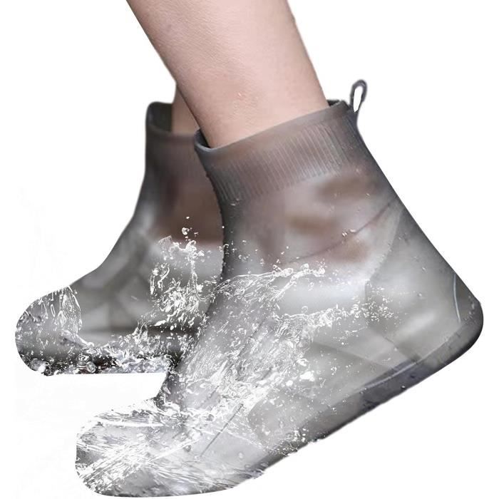 Couvre-chaussures imperméables, réutilisables, pour la pluie, la