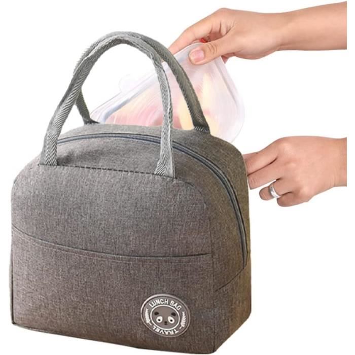 Sac Isotherme Repas, Grande Capacité Lunch Bag, Sac Lunch Box Imperméable, Sac à Lunch Isolé