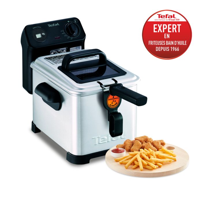 Tefal Filtra Pro Friteuse semi-pro 4L 2 400W Minuteur Digital FR516070