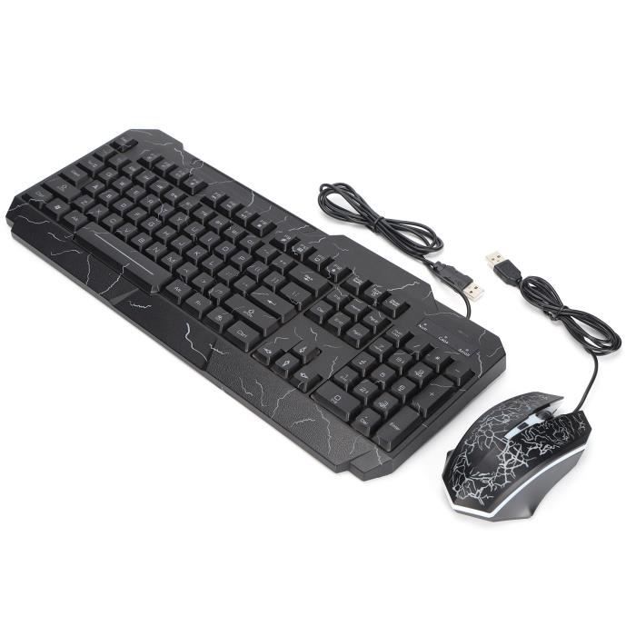 TMISHION jeu de clavier et souris Ensemble clavier et souris Ordinateurs multimodèles Combo