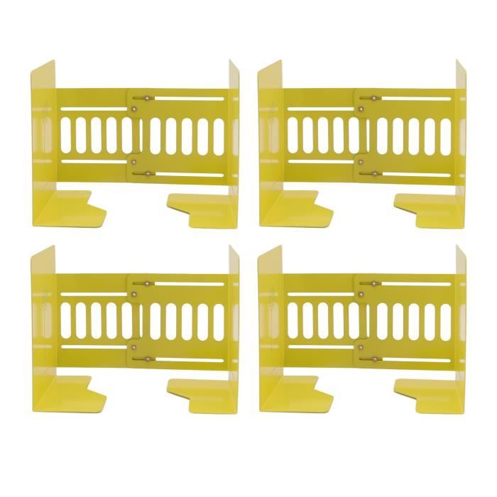 3 Paires/6 Pcs Serre-Livres En Métal, Serre Livres Pour Etageres Cale Livre Metal Bookend Supports Pour Bureau Ecole Maison Librairie Separateurs De Livres Cd Porte Dossier Noir 91805194