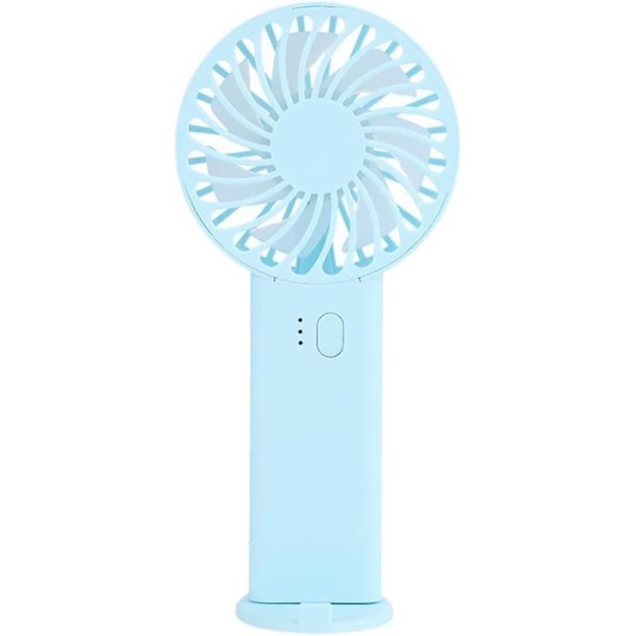 Ventilateur De Poche USB Pliable GlobalCrown - Rechargeable 300mAh - 2 Vitesses - 60g