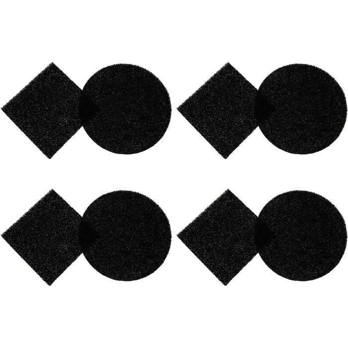 Lot De 8 Filtres à Charbon Actif Pour Composteur De Cuisine - Rond 16 Cm, épaisseur 5 Mm