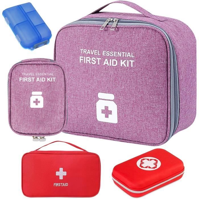 Trousse De Secours Vide Portable – Mini Sac à Pharmacie Pour Voyage, Camping, Bureau