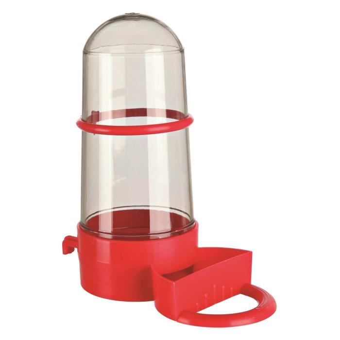 Distributeur deau et nourriture - TRIXIE - 15cm - 265ml - Pour oiseau - Intérieur