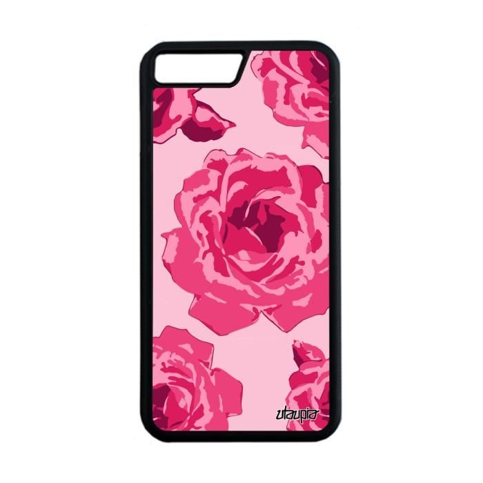 iphone 7 plus coque silicone rose