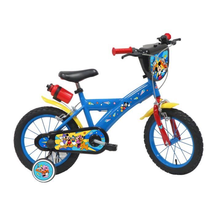 Bicycle Disney Classique Mickey Mouse Rouge - Le Petit Magicien Bicycle Disney Classique Mickey Mouse Rouge - Le Petit Magicien