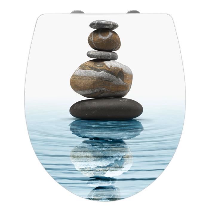 WENKO Abattant WC Original Meditation Abattant WC Avec Frein De Chute wenko-abattant-wc-original-meditation-abattant-wc-avec-frein-de-chute