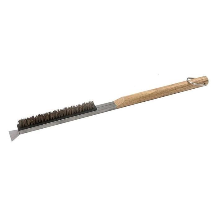 Big Green Egg - Brosse À Récurer À Grille À Long Manche Palmyra Bristle