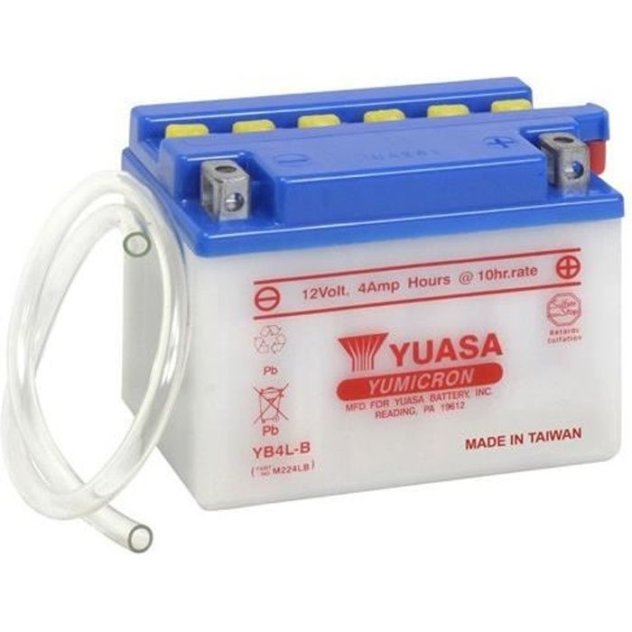 Batterie YUASA - YB4L-B - 12V / 4Ah