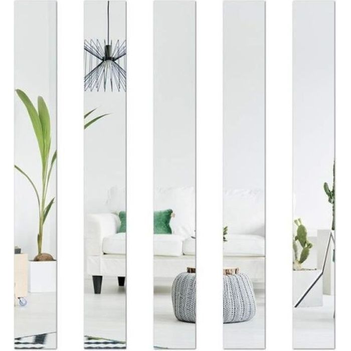 Duzzy Garniture murale autocollante flexible à décoller et à coller,  convient pour bord de miroir, fond TV, décoration murale d'intérieur (blanc)