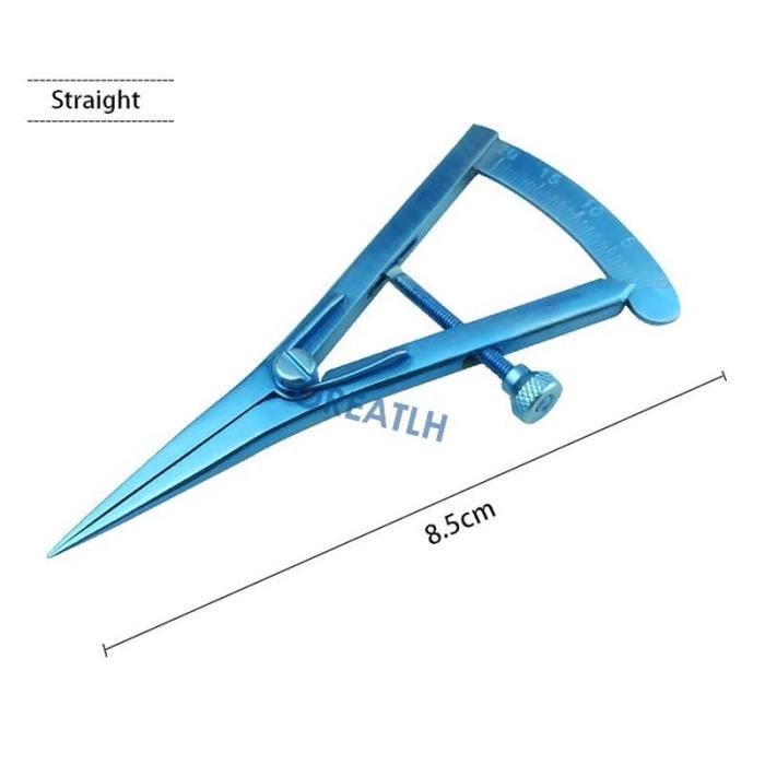 Jauge D'étrier Osseux Dentaire Castroviejo - Instrument De Mesure Pour Implants (orthopédie/chirurgie)