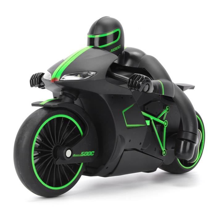 Char Télécommandé Vert - Véhicule Jouet Avec Tourelle Rotative, Sons Et Lumières, Pour Enfants