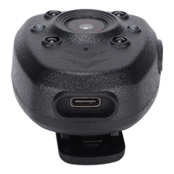 Mini Caméra Corporelle 1080P - Caméra De Sécurité Portable Avec Clip, Enregistreur Vidéo Et Vision Nocturne, Idéale Police Et Sports