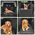 Housse de siège auto pour chien imperméable résistante aux rayures protection de siège arrière universelle couverture chien coffre-1