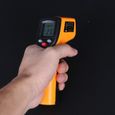 Thermomètre infrarouge numérique Laser température pistolet sans contact avec rétro-éclairage -50-380 ° C-1