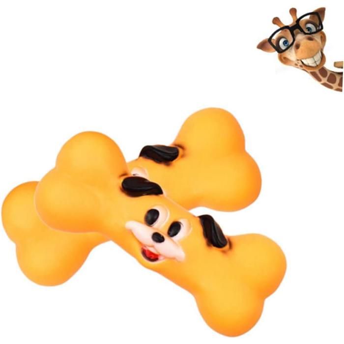 Ensemble 3 jouets interactifs pour chiens jouets a macher couineurs ...