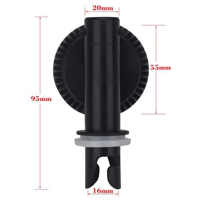 Manomètre Pour Bateau Gonflable Gaoqiao – 0-2 BAR / 0-30 PSI – En PVC Compact – Compatible Avec Canoë, Planche, Kayak – Jauge De Pression Fiable